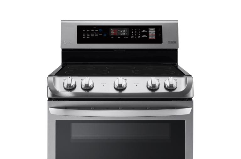 LG 7.3 cu. ft. Electric Double Oven Range with ProBake Convection® and EasyClean®, LDE4411ST, thumbnail 4