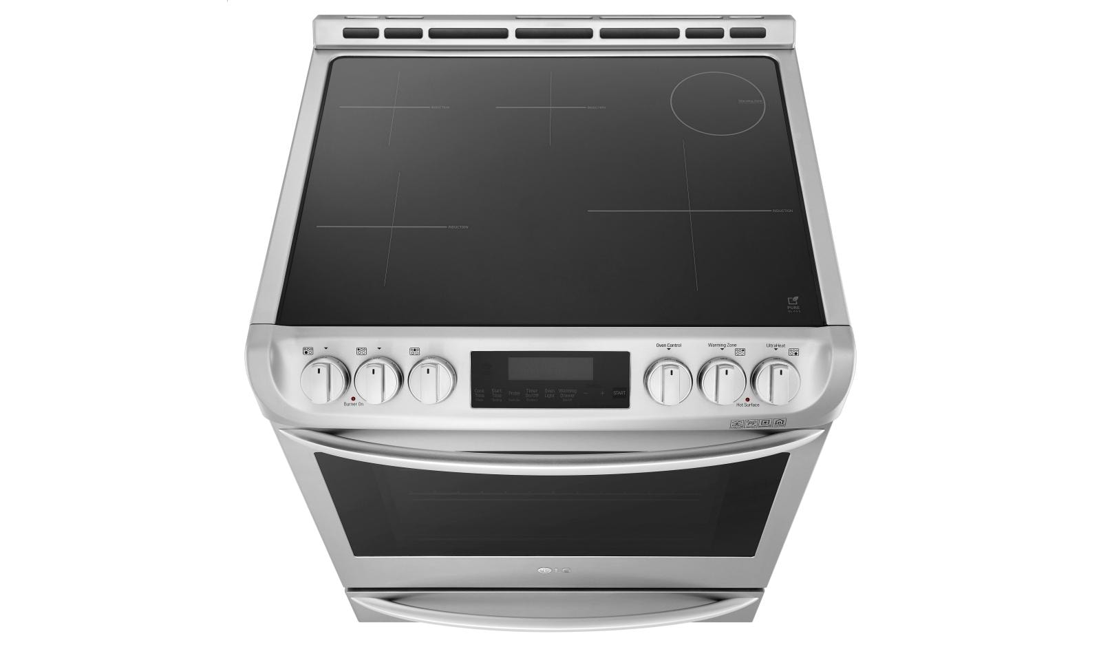 LG LSE4617ST 6.3 cu. ft. Smart wifi Enabled Induction Slidein Range