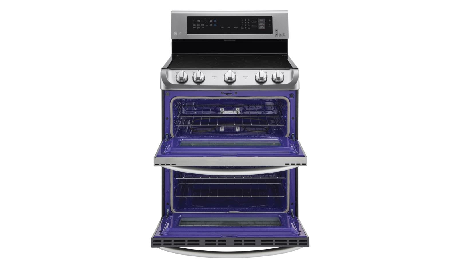 LG LDE4415ST 7.3 cu. ft. Electric Double Oven Range with ProBake Convection®, EasyClean® and