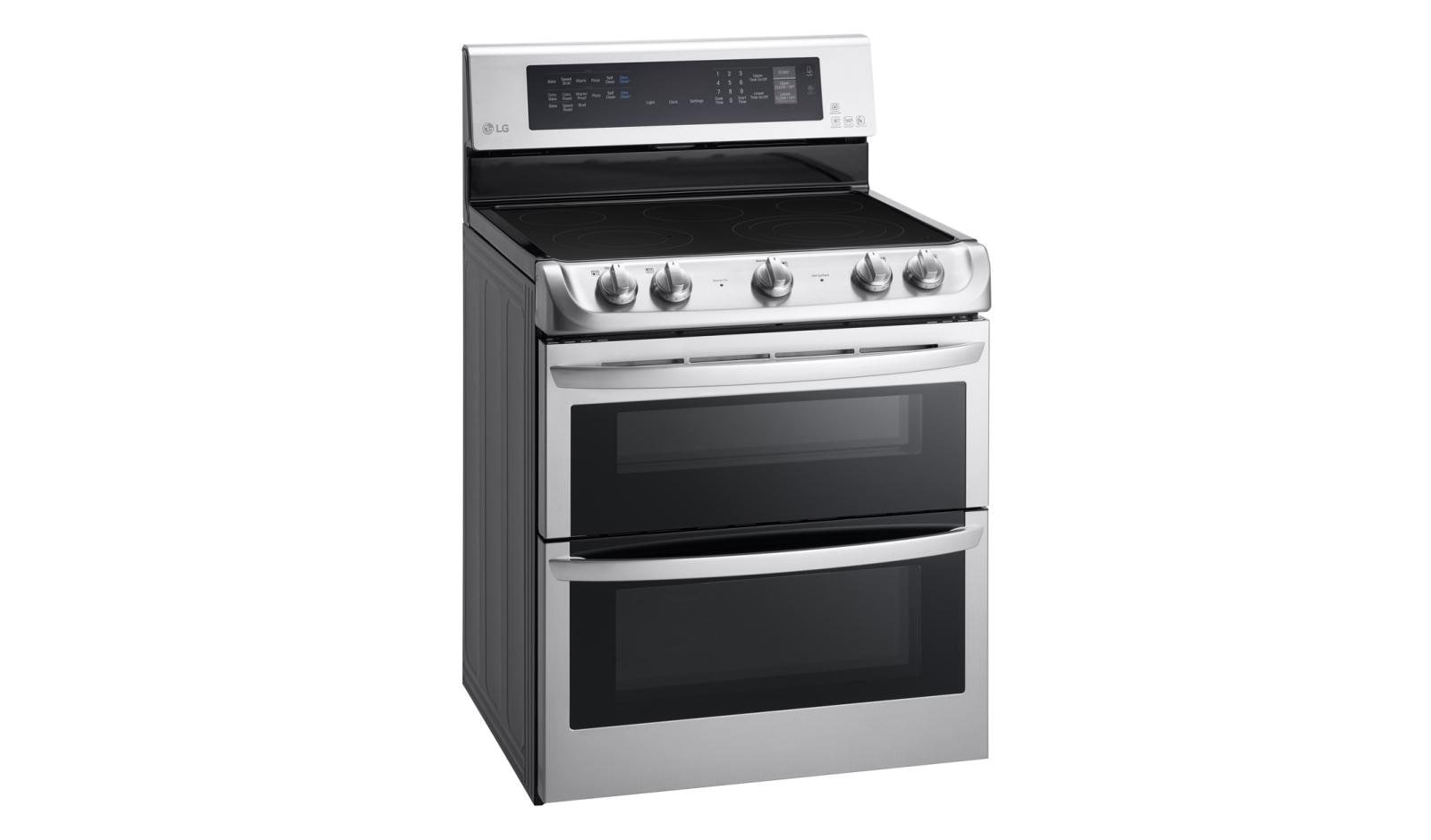 LG LDE4415ST 7.3 cu. ft. Electric Double Oven Range with ProBake Convection®, EasyClean® and