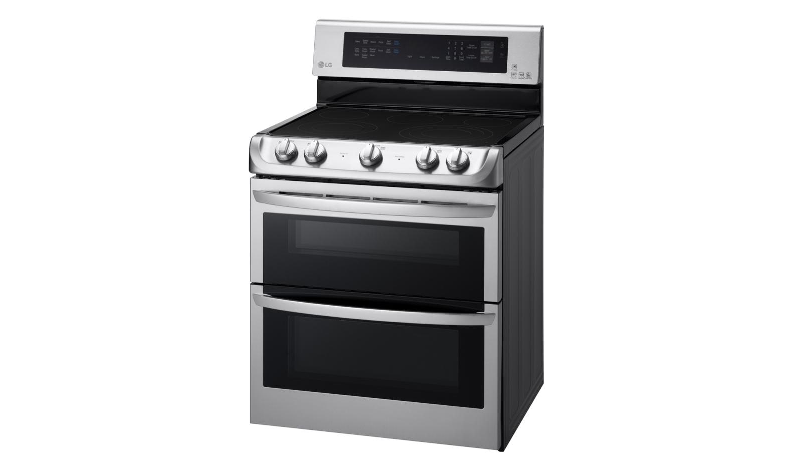 LG LDE4415ST 7.3 cu. ft. Electric Double Oven Range with ProBake Convection®, EasyClean® and