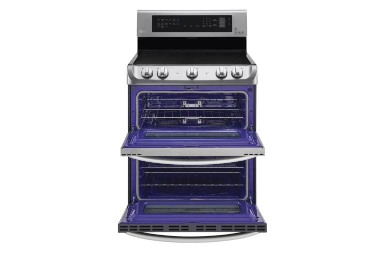 LG 7.3 cu. ft. Electric Double Oven Range with ProBake Convection®, EasyClean® and Infrared Heating™ System, LDE4415ST, thumbnail 2