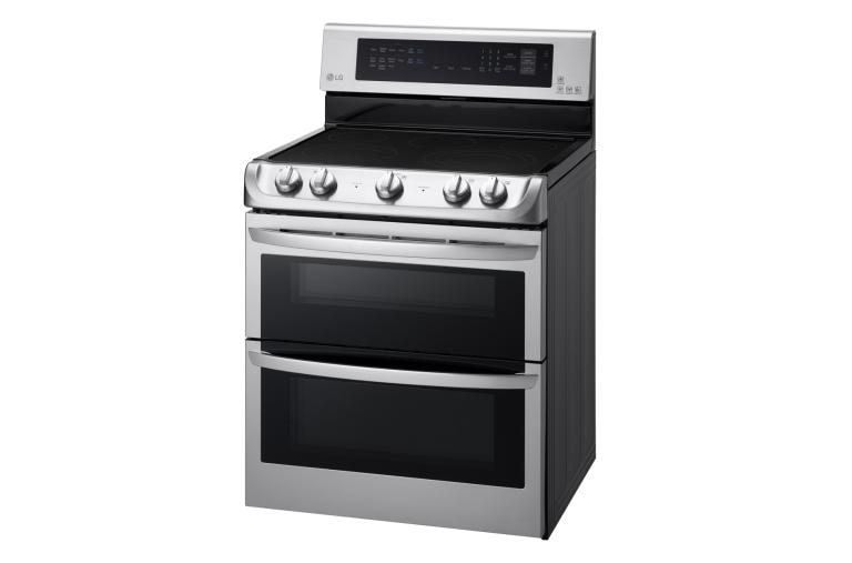 LG 7.3 cu. ft. Electric Double Oven Range with ProBake Convection®, EasyClean® and Infrared Heating™ System, LDE4415ST, thumbnail 3