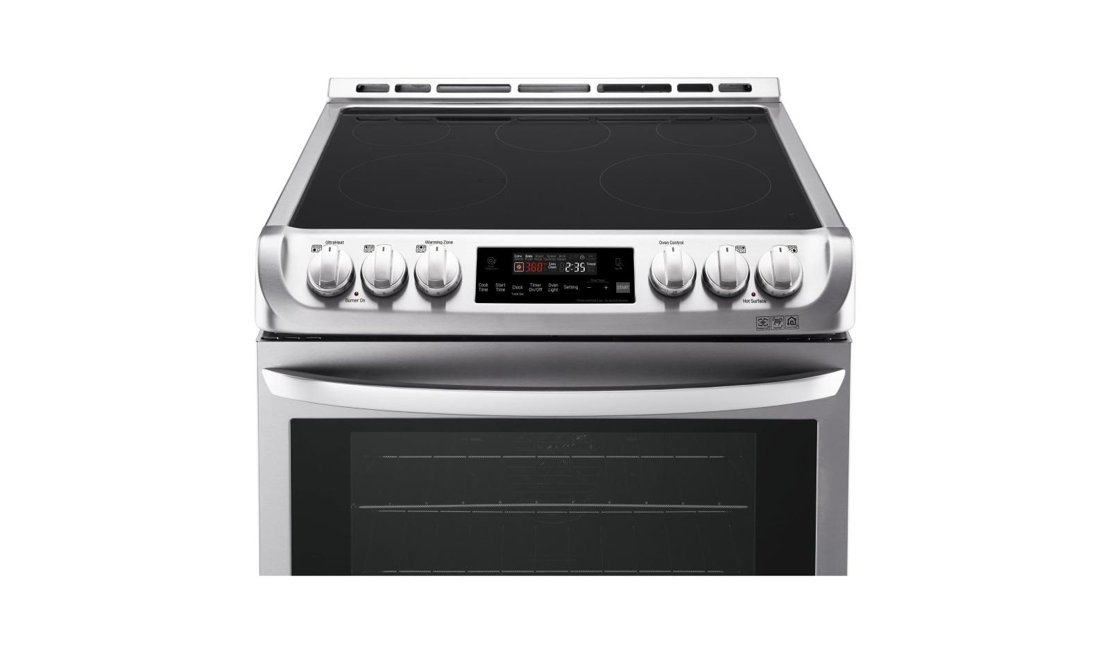 LG LSE4611ST 6.3 cu. ft. Electric Single Oven Slidein Range with