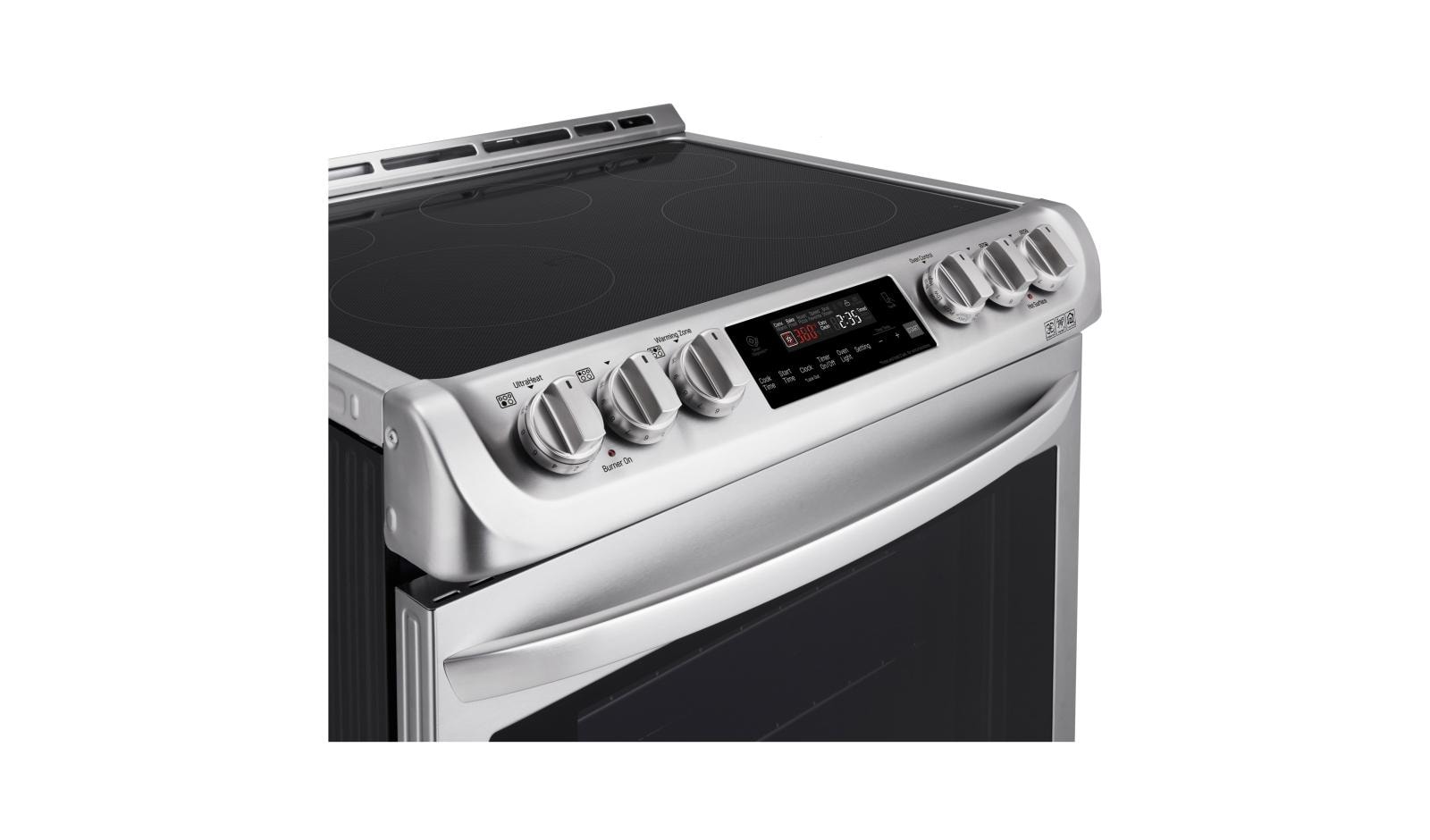 LG LSE4611ST 6.3 cu. ft. Electric Single Oven Slidein Range with ProBake Convection® and