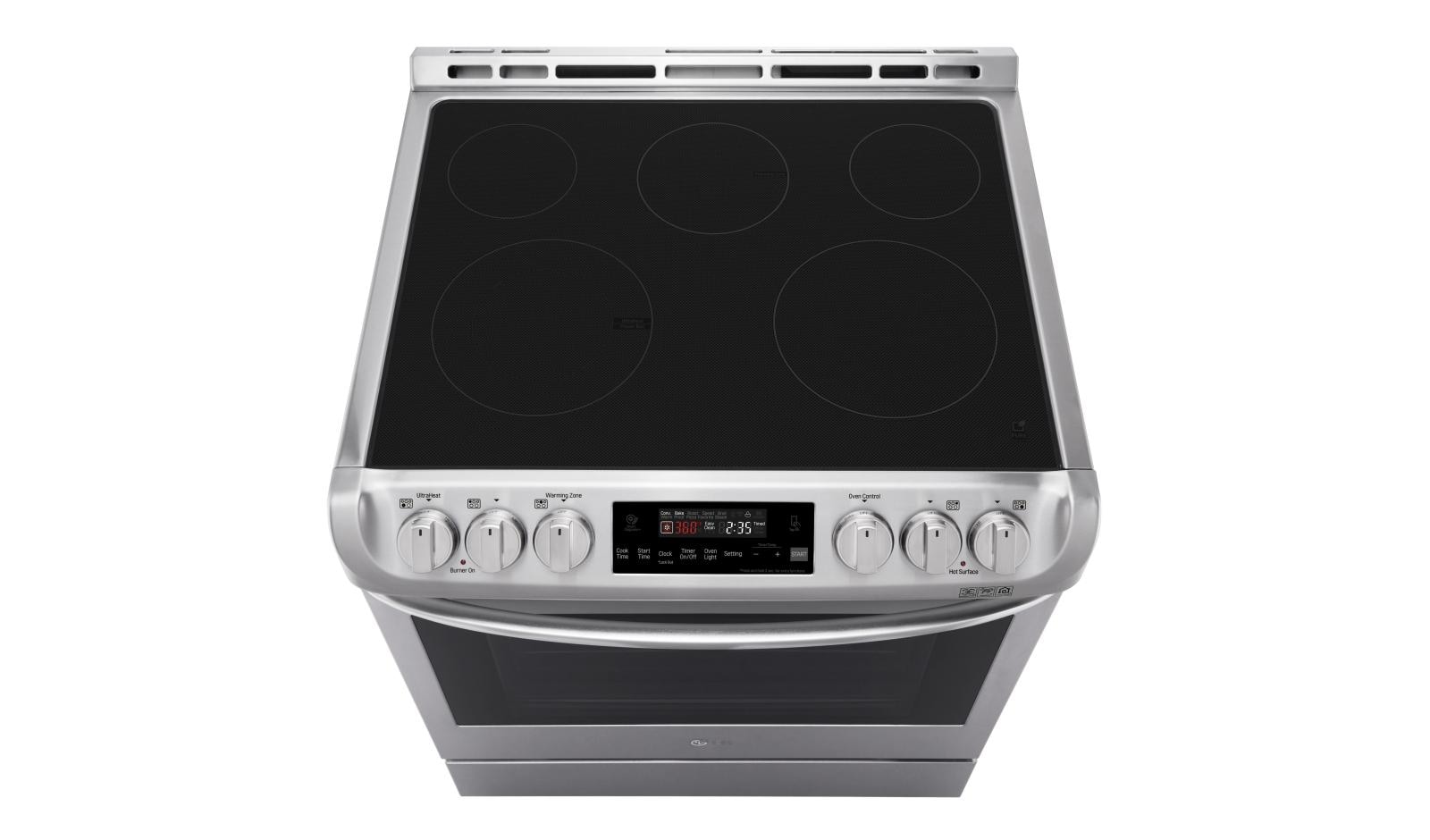 LG LSE4611ST 6.3 cu. ft. Electric Single Oven Slidein Range with