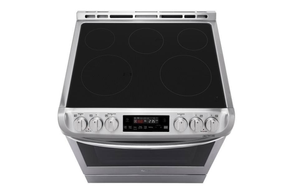 LG 6.3 cu. ft. Electric Single Oven Slide-in Range with ProBake Convection® and EasyClean®, LSE4611ST, thumbnail 6