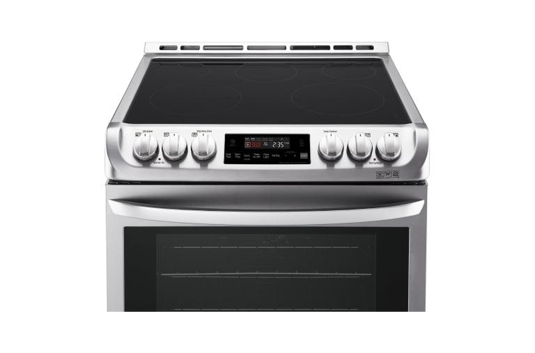 LG 6.3 cu. ft. Electric Single Oven Slide-in Range with ProBake Convection® and EasyClean®, LSE4611ST, thumbnail 4