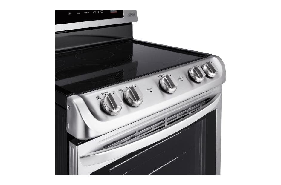LG 6.3 cu. ft. Electric Single Oven Range with ProBake Convection® and EasyClean®, LRE4211ST, thumbnail 5
