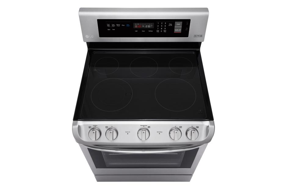 LG 6.3 cu. ft. Electric Single Oven Range with ProBake Convection® and EasyClean®, LRE4211ST, thumbnail 6