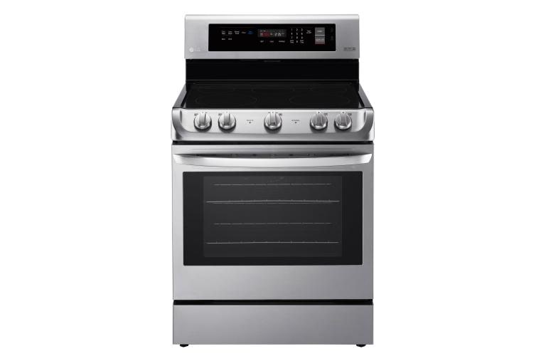 LG 6.3 cu. ft. Electric Single Oven Range with ProBake Convection® and EasyClean®, LRE4211ST, thumbnail 1