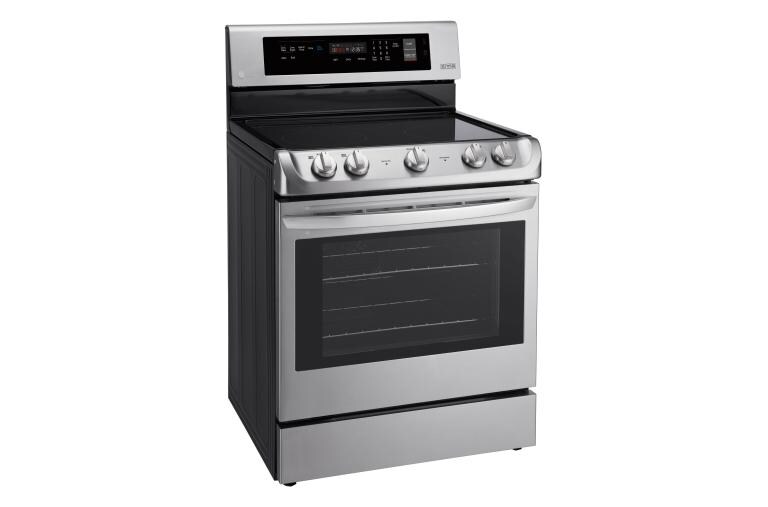 LG 6.3 cu. ft. Electric Single Oven Range with ProBake Convection® and EasyClean®, LRE4211ST, thumbnail 2