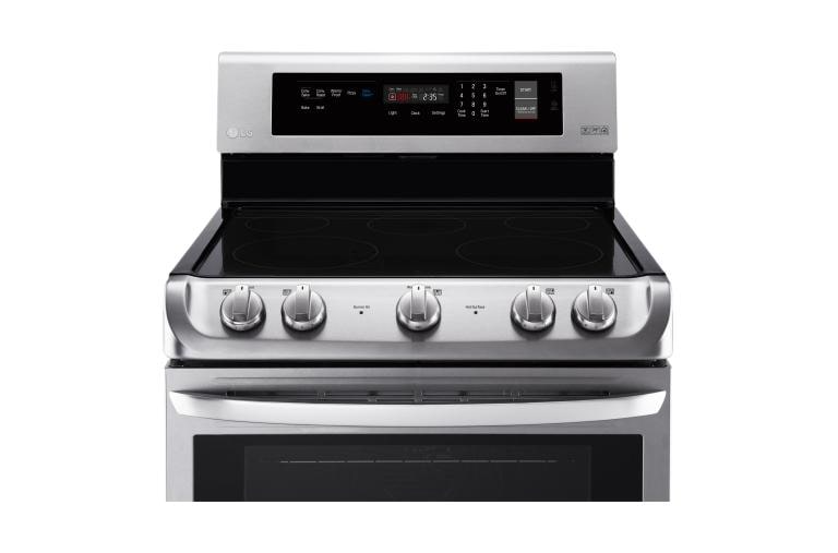 LG 6.3 cu. ft. Electric Single Oven Range with ProBake Convection® and EasyClean®, LRE4211ST, thumbnail 4
