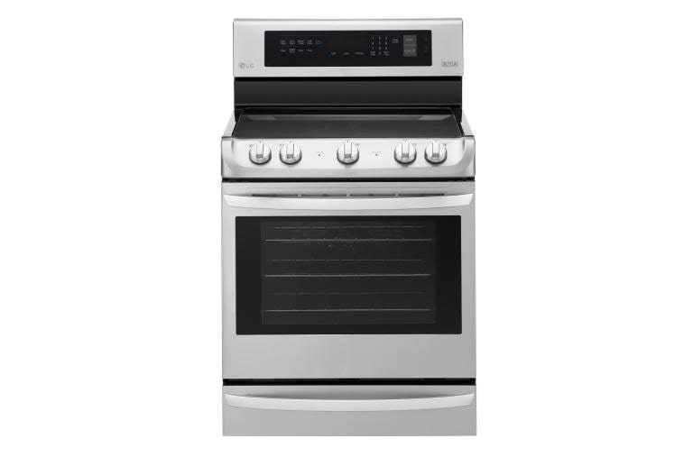 LG 6.3 cu. ft Electric Single Oven Range with ProBake Convection® and EasyClean®, LRE4213ST, thumbnail 1