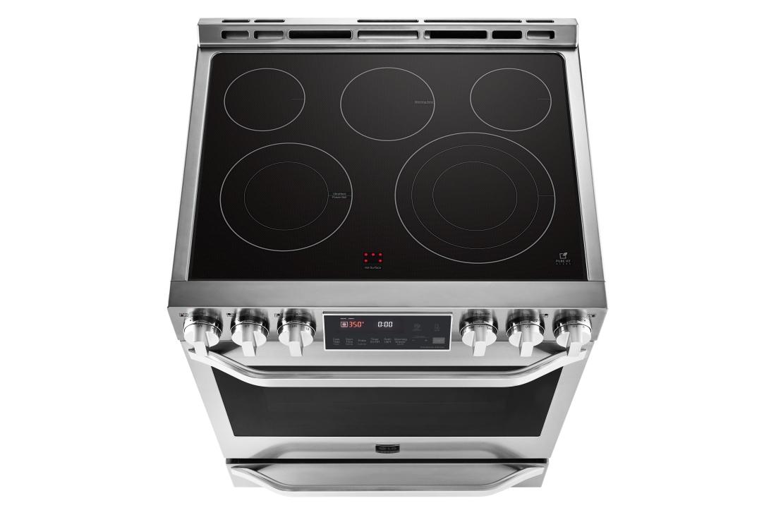 LG STUDIO 6.3 cu. ft. Electric Single Oven Slide-In-range with ProBake Convection®, LSSE3026ST, thumbnail 5