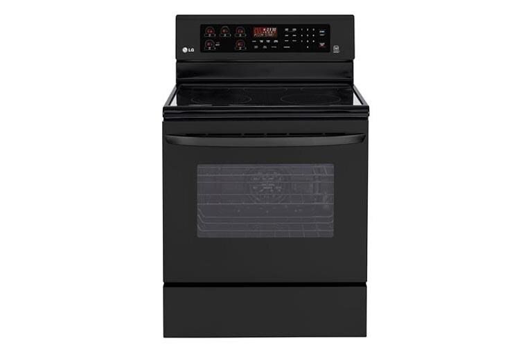 LG 6.3 cu. ft. Electric Single Oven Range with True Convection and EasyClean®, LRE3083SB, thumbnail 1