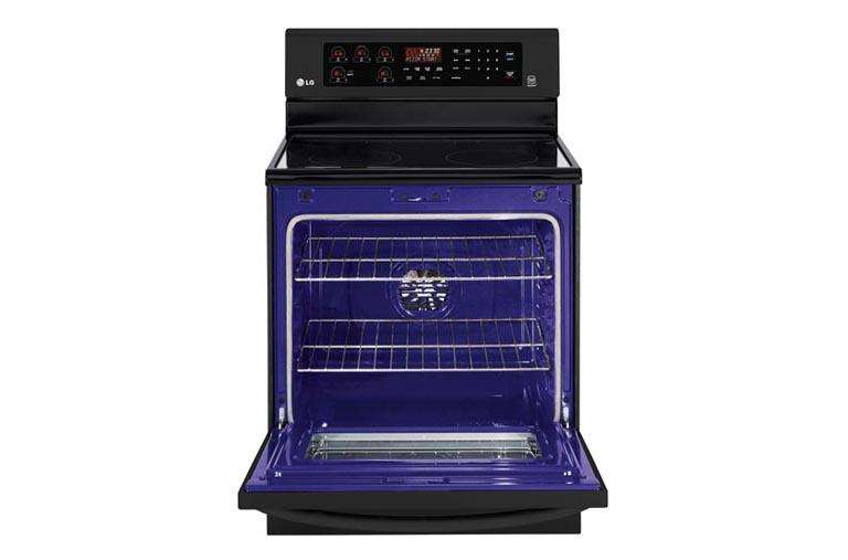 LG 6.3 cu. ft. Electric Single Oven Range with True Convection and EasyClean®, LRE3083SB, thumbnail 2