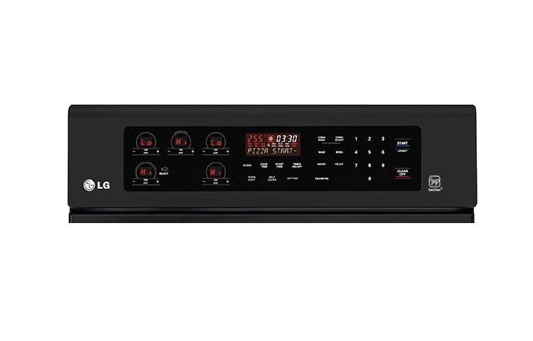 LG 6.3 cu. ft. Electric Single Oven Range with True Convection and EasyClean®, LRE3083SB, thumbnail 3