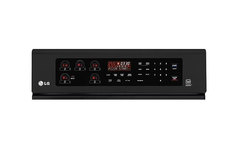 LG 6.3 cu. ft. Electric Single Oven Range with True Convection and EasyClean®, LRE3083SB, thumbnail 3