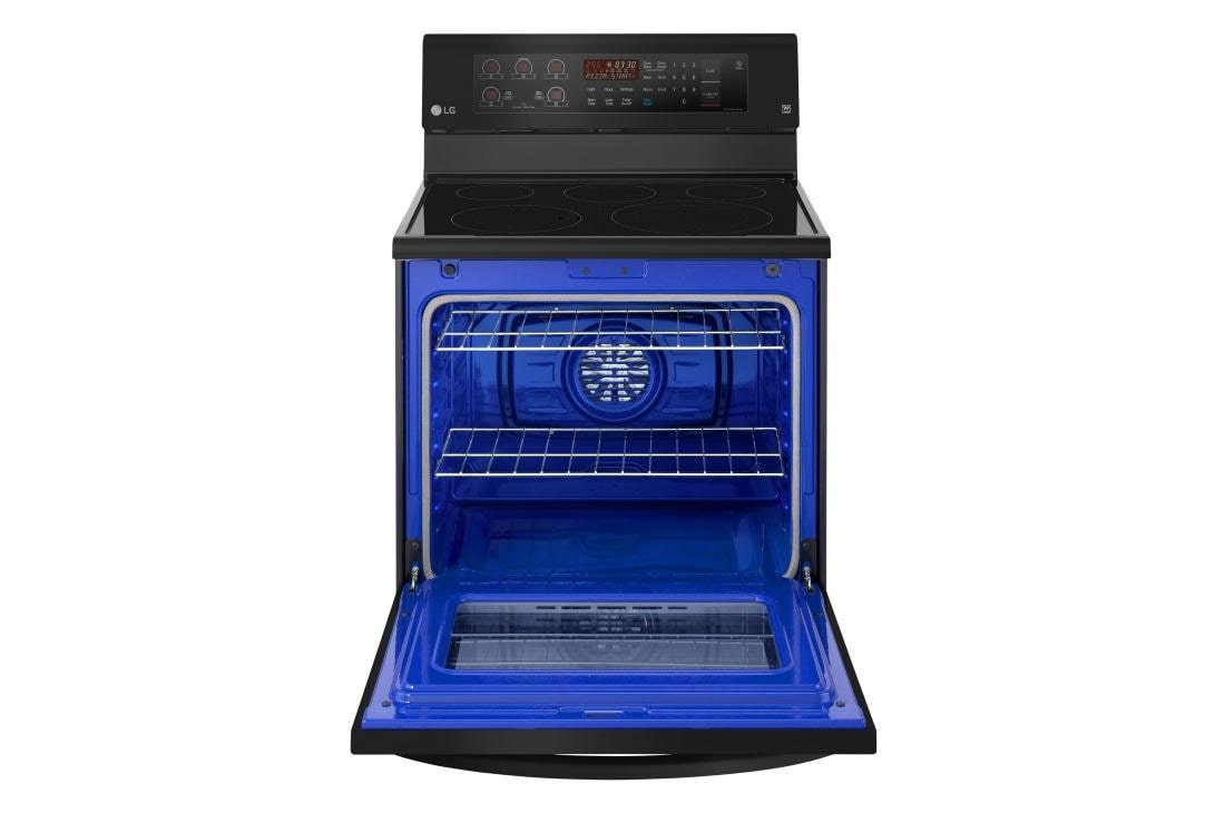 LG 6.3 cu. ft. Electric Single Oven Range with True Convection and EasyClean®, LRE3193BM, thumbnail 4