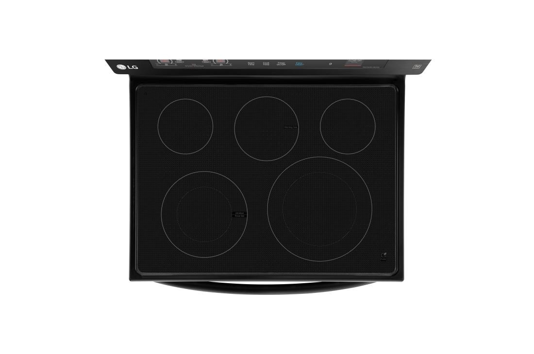 LG 6.3 cu. ft. Electric Single Oven Range with True Convection and EasyClean®, LRE3193BM, thumbnail 5