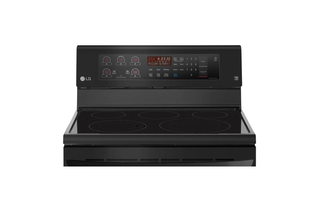 LG 6.3 cu. ft. Electric Single Oven Range with True Convection and EasyClean®, LRE3193BM, thumbnail 6