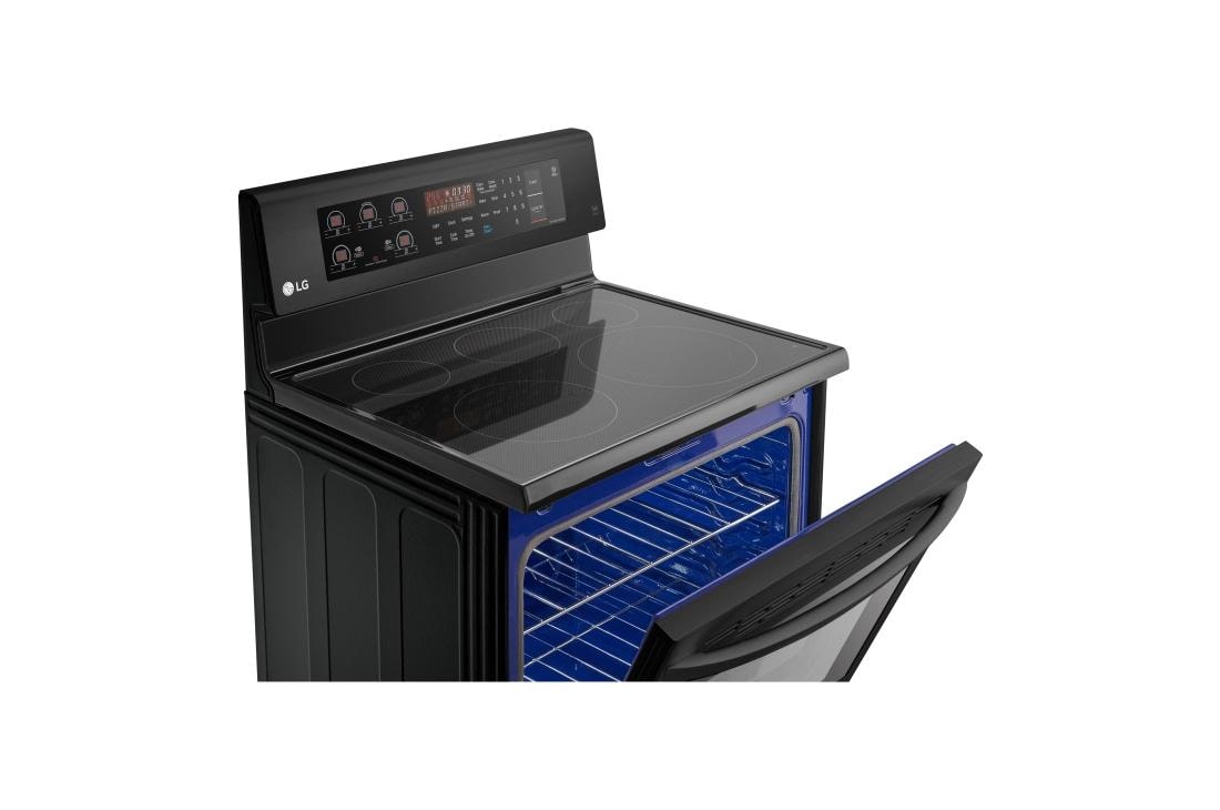 LG 6.3 cu. ft. Electric Single Oven Range with True Convection and EasyClean®, LRE3193BM, thumbnail 7