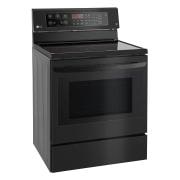 LG 6.3 cu. ft. Electric Single Oven Range with True Convection and EasyClean®, LRE3193BM, thumbnail 2