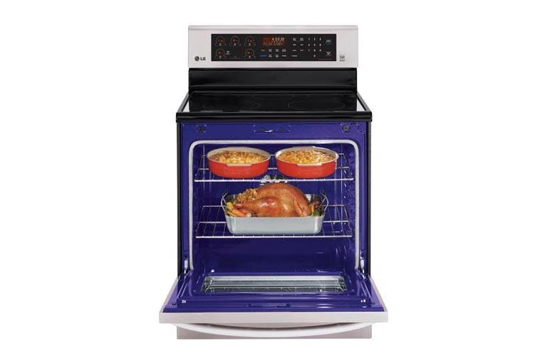 LG LRE3083ST Electric Single Oven Range with Convection LG USA
