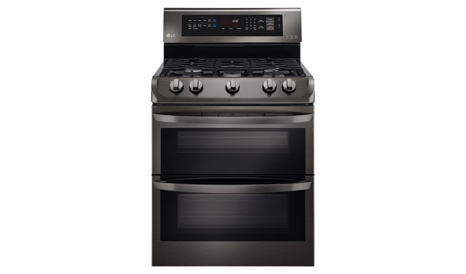 LG LDG4313BD 6.9 cu. ft. Gas Double Oven Range with ProBake Convection