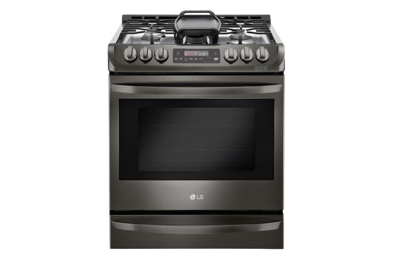 LG 6.3 cu. ft. Gas Single Oven Slide-in Range with ProBake Convection® and EasyClean®, LSG4513BD, thumbnail 1