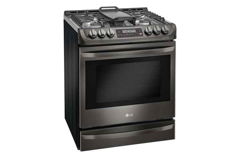 LG 6.3 cu. ft. Gas Single Oven Slide-in Range with ProBake Convection® and EasyClean®, LSG4513BD, thumbnail 3