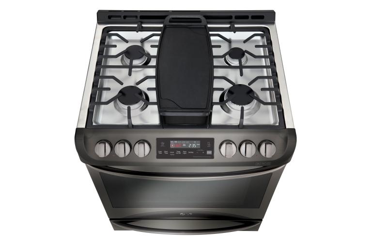 LG 6.3 cu. ft. Gas Single Oven Slide-in Range with ProBake Convection® and EasyClean®, LSG4513BD, thumbnail 4
