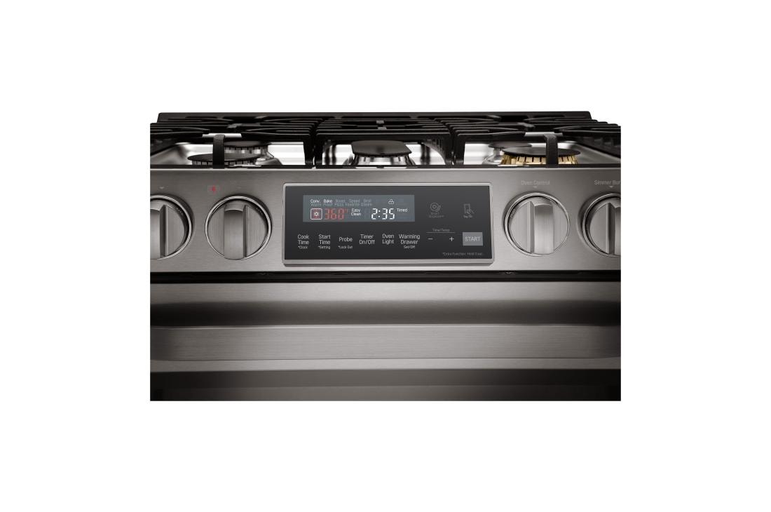 LG STUDIO 6.3 Gas Single Oven Slide-In-range with ProBake Convection®, LSSG3019BD, thumbnail 7