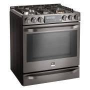 LG STUDIO 6.3 Gas Single Oven Slide-In-range with ProBake Convection®, LSSG3019BD, thumbnail 2