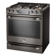 LG STUDIO 6.3 Gas Single Oven Slide-In-range with ProBake Convection®, LSSG3019BD, thumbnail 3