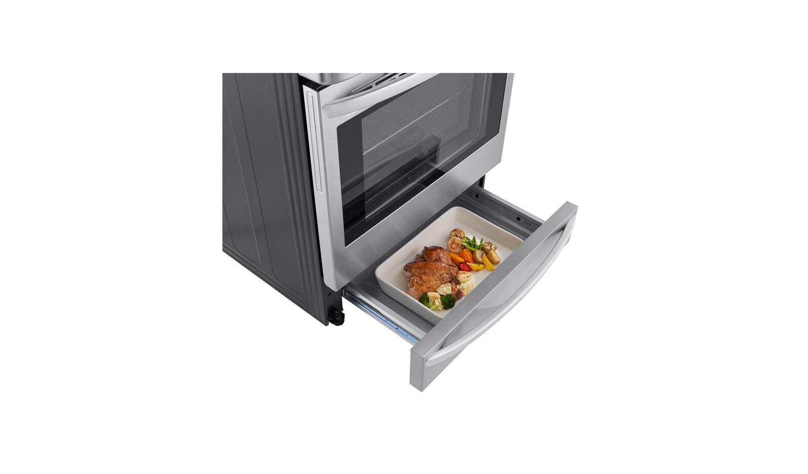 LG LRG4115ST 6.3 cu. ft. Gas Single Oven Range with ProBake Convection