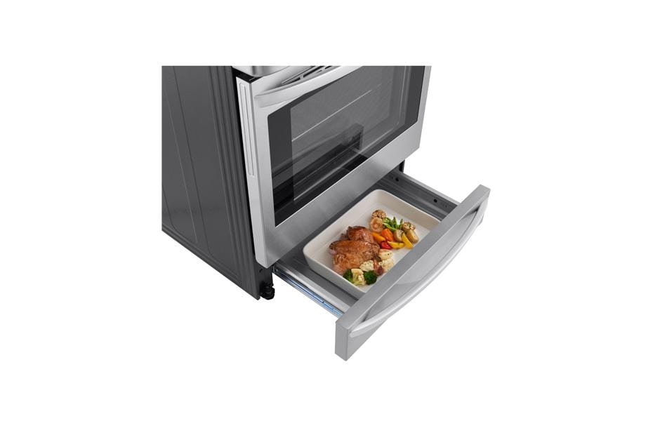 LG LRG4115ST 6.3 cu. ft. Gas Single Oven Range with ProBake Convection®, EasyClean® and Warming