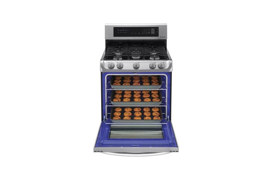 LG 6.3 cu. ft. Gas Single Oven Range with ProBake Convection® and EasyClean®, LRG4113ST, thumbnail 6