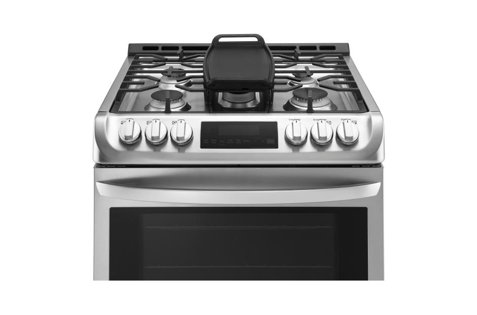 LG 6.3 cu. ft. Gas Single Oven Slide-in Range with ProBake Convection® and EasyClean®, LSG4513ST, thumbnail 5