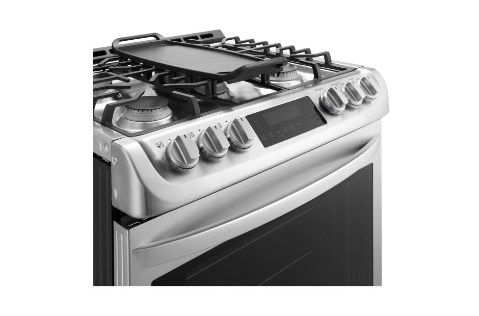 LG 6.3 cu. ft. Gas Single Oven Slide-in Range with ProBake Convection® and EasyClean®, LSG4513ST, thumbnail 6