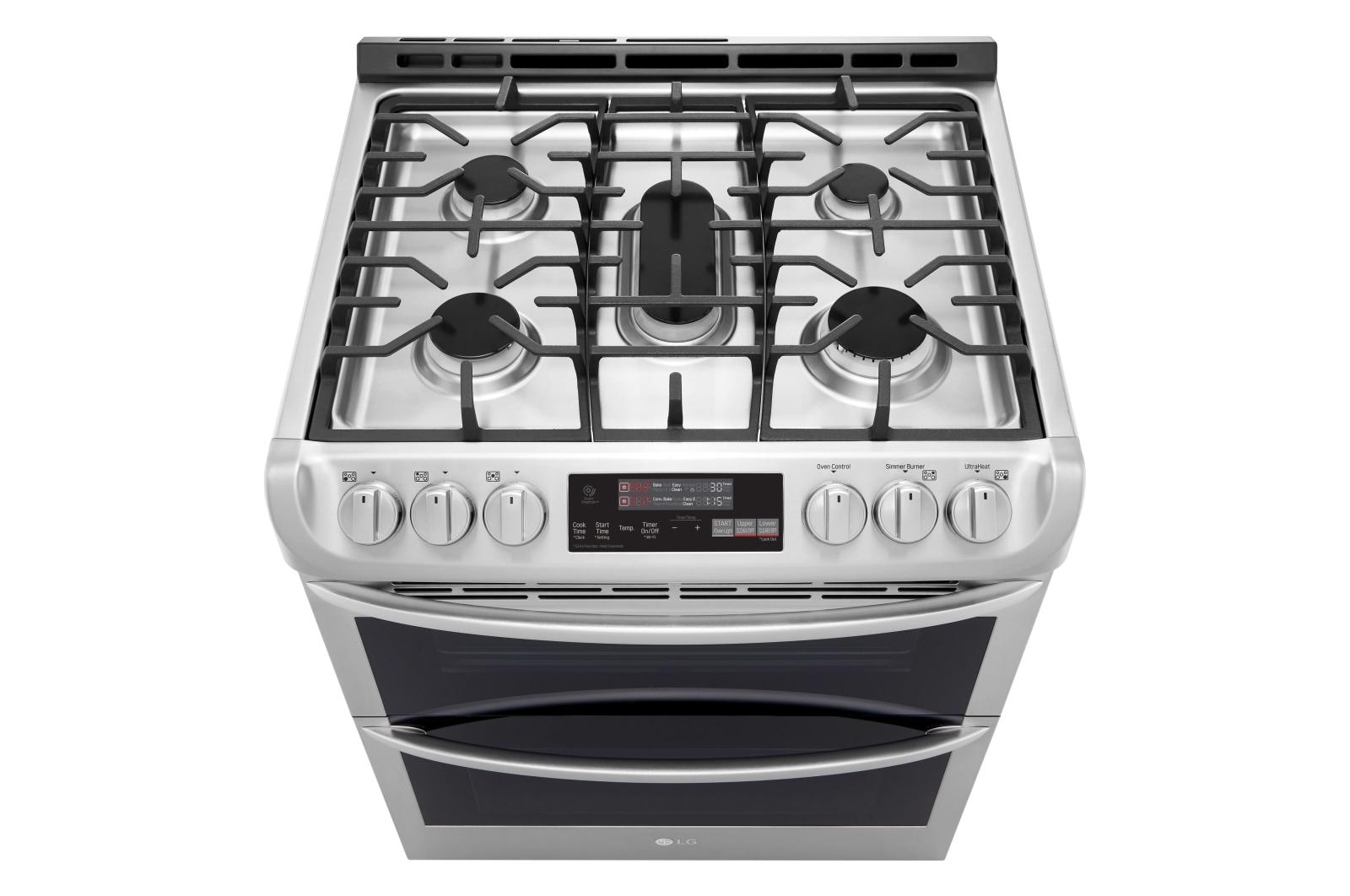 LG LTG4715ST 6.9 cu. ft. Smart wifi Enabled Gas Double Oven SlideIn