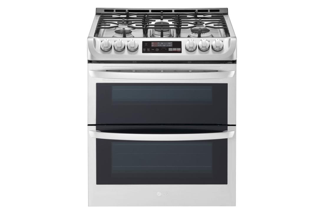 LG LTG4715ST: 6.9 cu. ft. Smart wi-fi Enabled Gas Double Oven