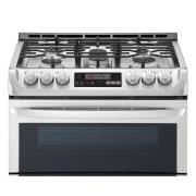 LG 6.9 cu. ft. Smart wi-fi Enabled Gas Double Oven Slide-In Range with ProBake Convection® and EasyClean®, LTG4715ST, thumbnail 4