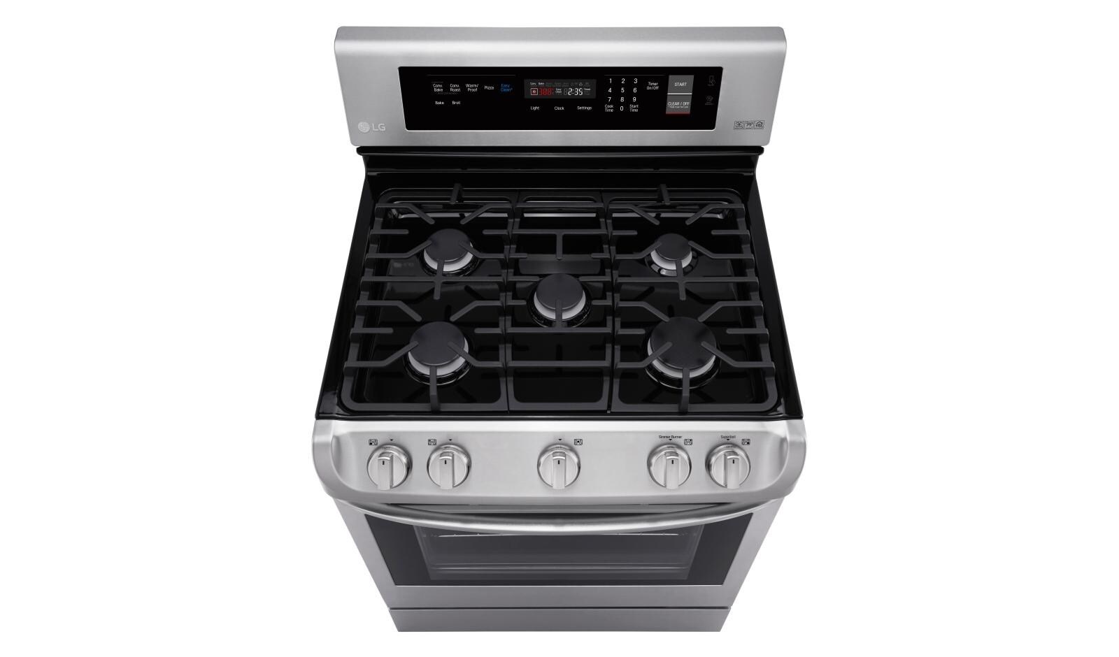 LG LRG4111ST 6.3 cu. ft. Gas Single Oven Range with ProBake Convection