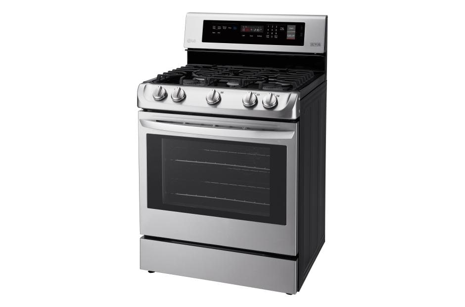 LG 6.3 cu. ft. Gas Single Oven Range with ProBake Convection® and EasyClean®, LRG4111ST, thumbnail 3