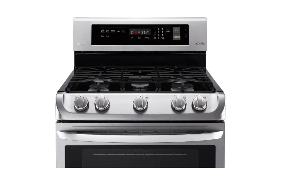 LG 6.3 cu. ft. Gas Single Oven Range with ProBake Convection® and EasyClean®, LRG4111ST, thumbnail 4