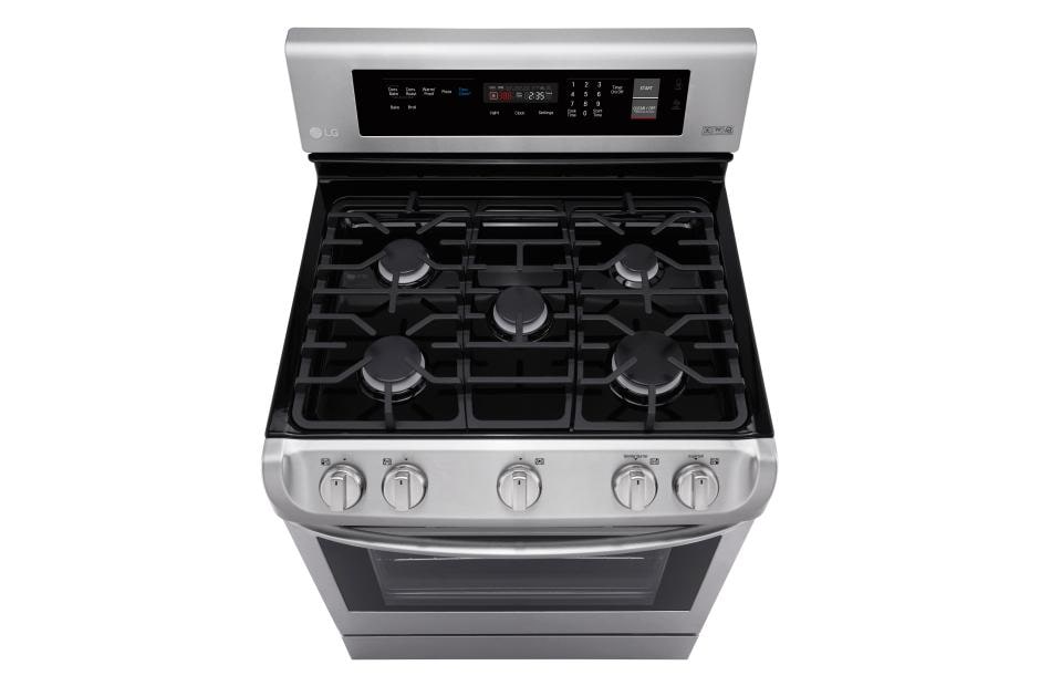 LG 6.3 cu. ft. Gas Single Oven Range with ProBake Convection® and EasyClean®, LRG4111ST, thumbnail 6