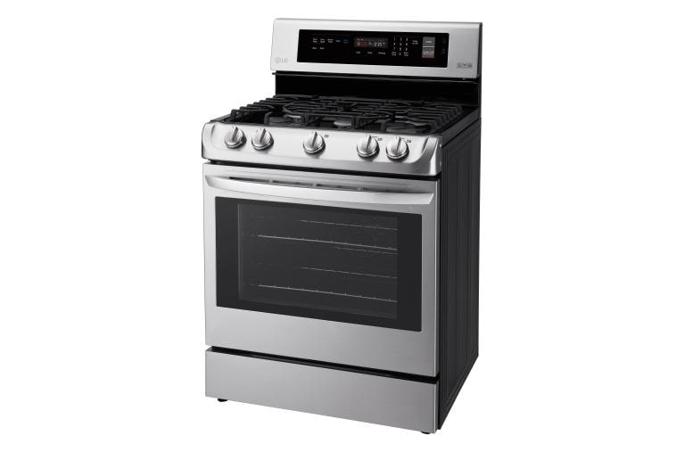 LG 6.3 cu. ft. Gas Single Oven Range with ProBake Convection® and EasyClean®, LRG4111ST, thumbnail 3
