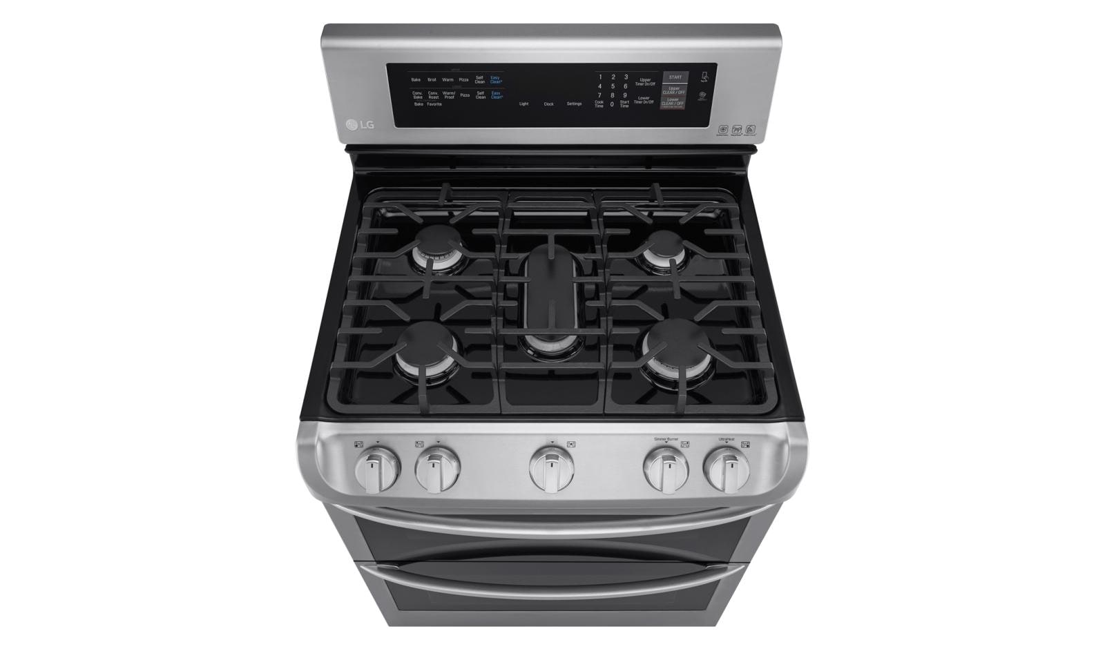 LG LDG4313ST 6.9 cu. ft. Gas Double Oven Range with ProBake Convection